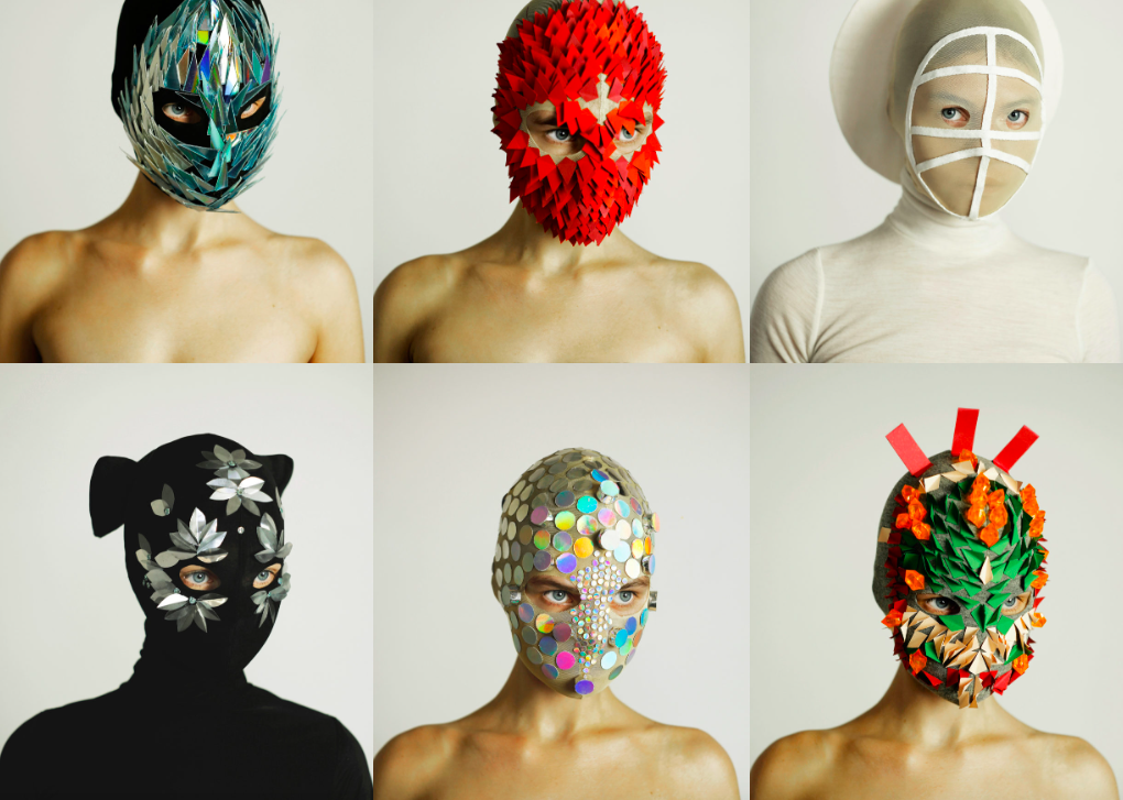 As incríveis máscaras artesanais da designer Anastasia Pilepchuk